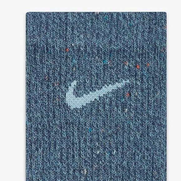 Men's Nike Everyday Plus Dri-FIT Cushioned Crew Socks 2 Pack Blue - Picture 4 of 5